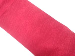 紗　荒波模様織り出し　名古屋帯